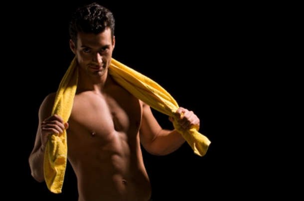 Man with Towel